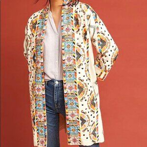 Rare Anthropologie Maeve “Coloma” Embroidered Beaded Festival Jacket